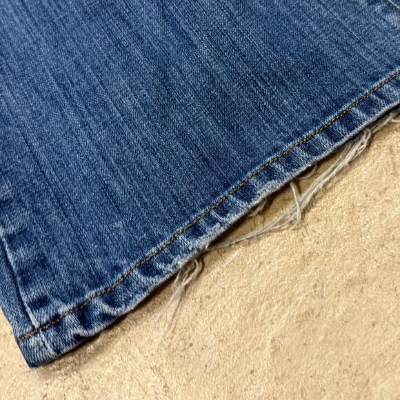 H&M &Denim 36X30 Fit LAD Straight Leg Jeans Distressed Midrise Grunge Streetwear - Picture 3 of 11